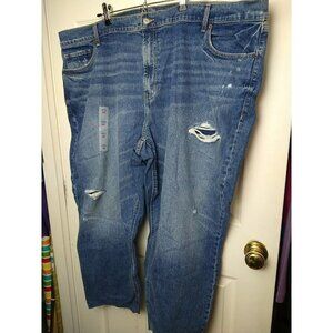 $ OLD Navy Plus Boyfriend Mid Rise Distressed Ankle Jeans. Size 26